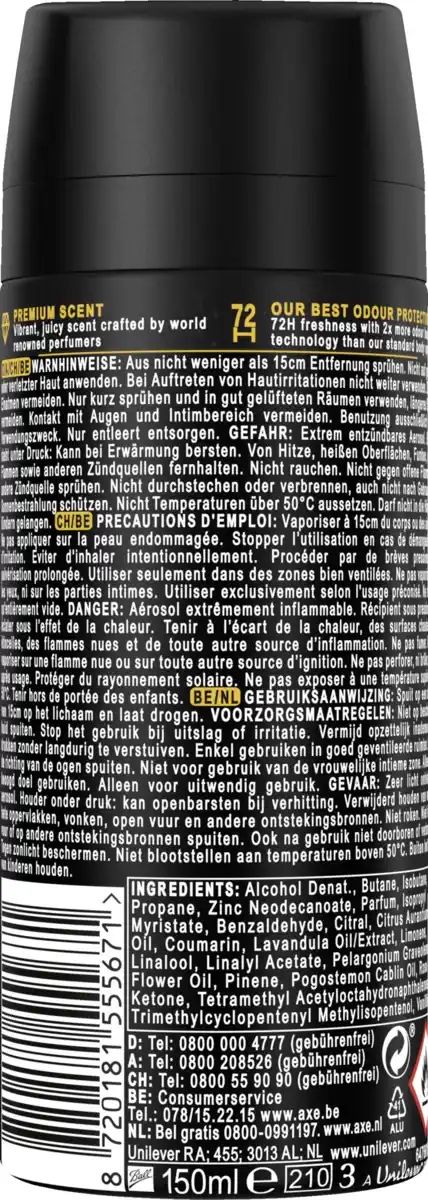 Bild 2 von AXE Premium Bodyspray Peach Infusion, 150 ml