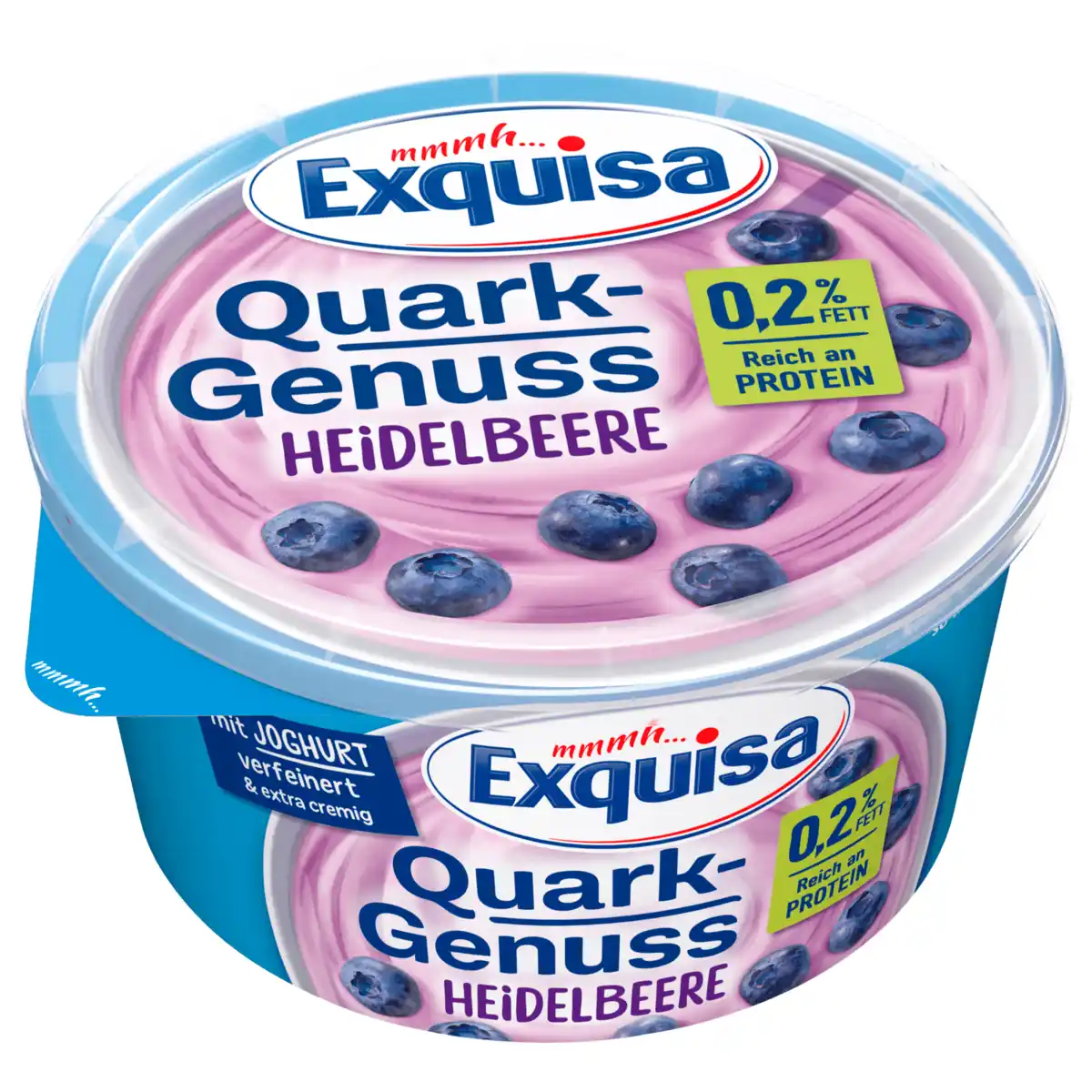 Bild 1 von Exquisa QuarkGenuss Heidelbeere 0,2% 500g