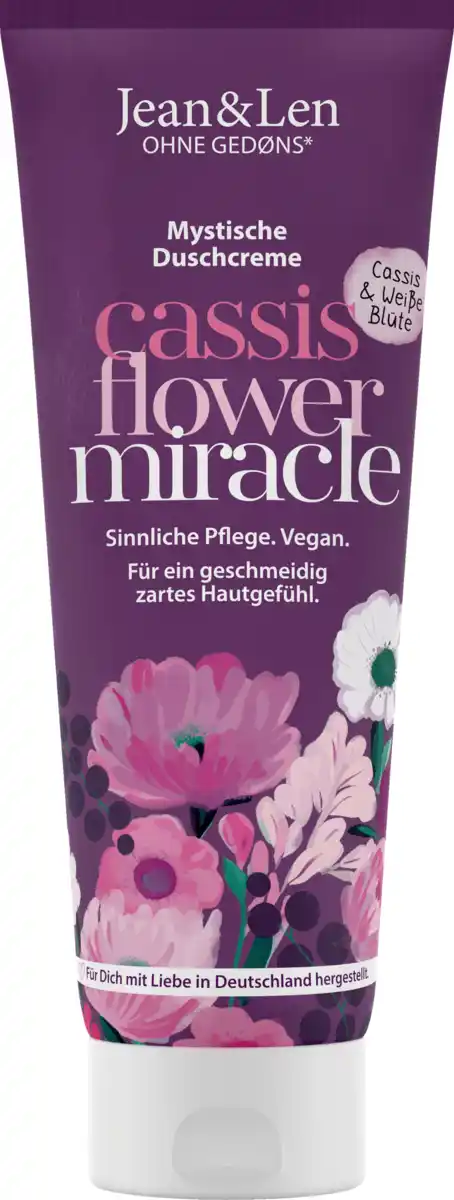 Bild 1 von Jean&Len Duschcreme Cassis & Weiße Blüte, 250 ml