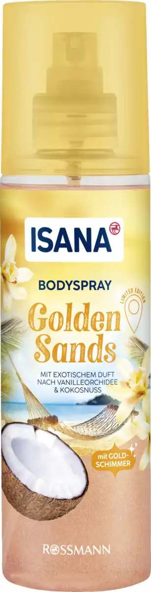 Bild 1 von ISANA Body Spray Golden Sands, 200 ml