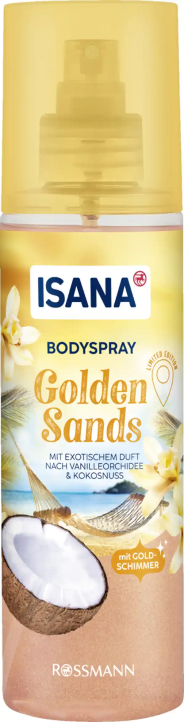 Bild 1 von ISANA Body Spray Golden Sands, 200 ml