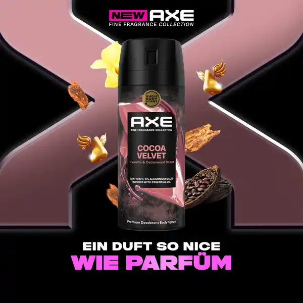 Bild 2 von AXE Premium Bodyspray Cocoa Velvet, 150 ml