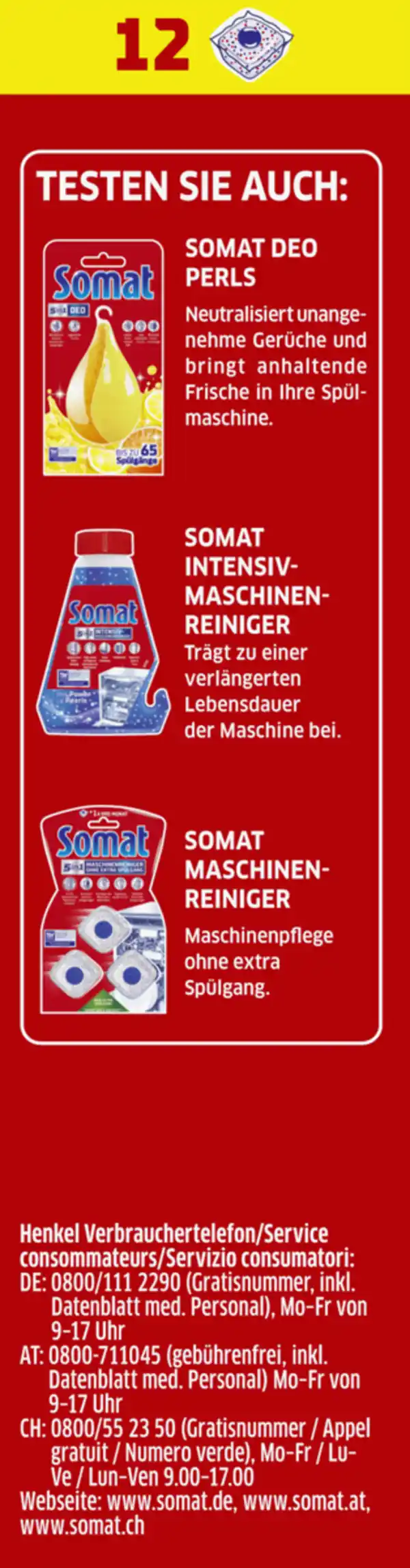 Bild 2 von Somat 5in1 Maschinen-Reiniger Tabs