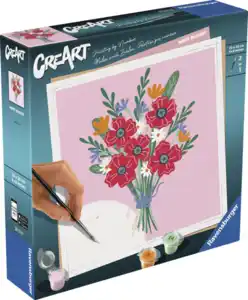 Ravensburger Malen nach Zahlen Poppy Bouquet