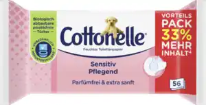 Cottonelle Feuchtes Toilettenpapier Sensitiv Pflegend