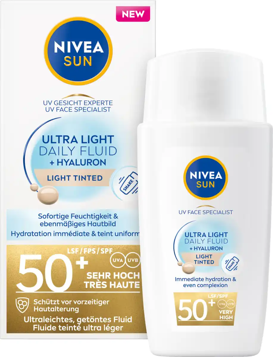 Bild 3 von NIVEA SUN Ultra Light Daily Fluid LSF 50+, 40 ml