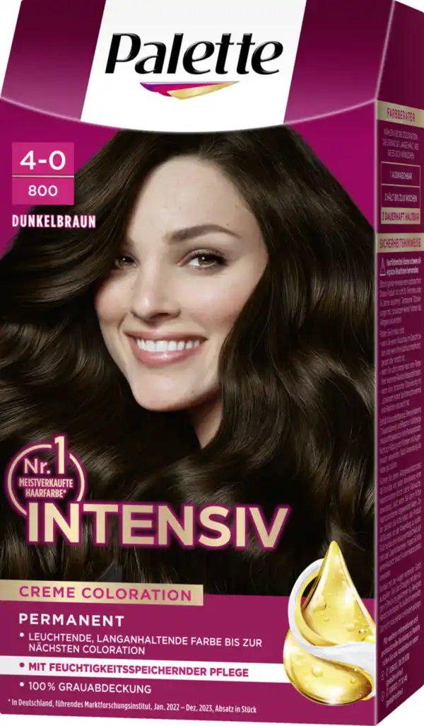 Bild 2 von Poly Palette Intensiv Creme Coloration 4-0800 Dunkelbraun