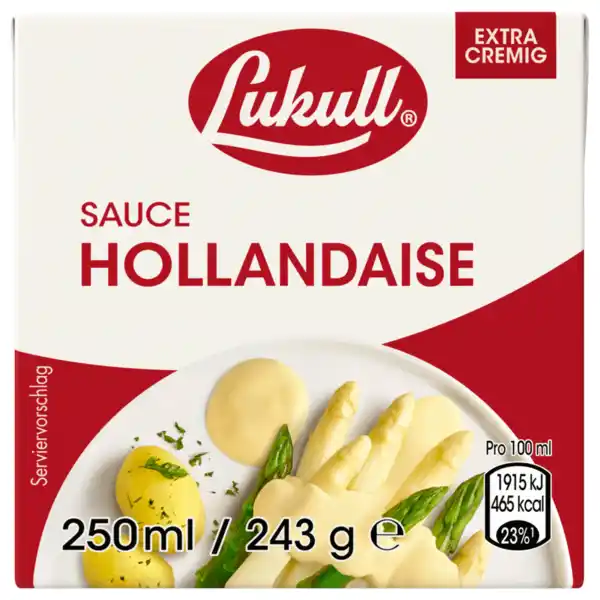 Bild 1 von Lukull Sauce Hollandaise 250ml
