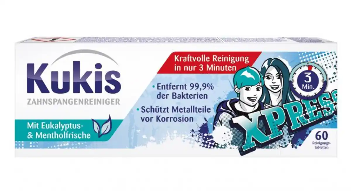 Bild 1 von Kukident Kukis Zahnspangenreiniger
