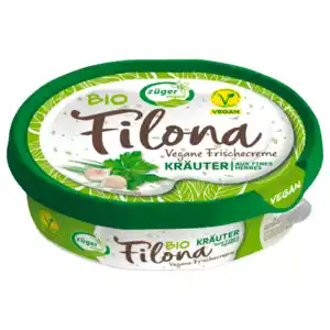 Züger Filona Bio vegane Frischecreme Kräuter 150g