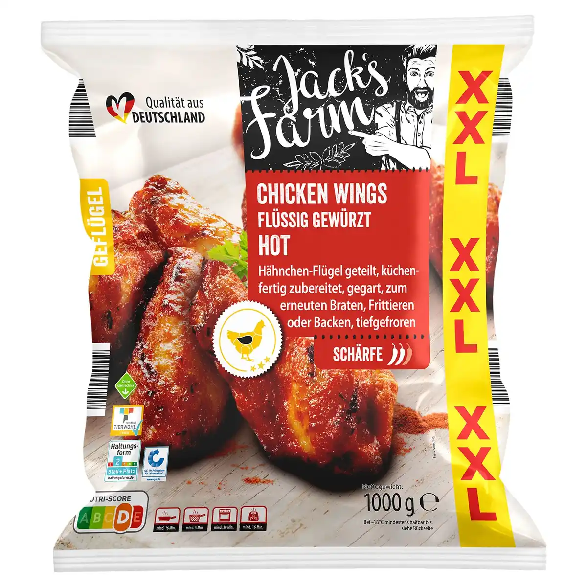 Bild 1 von XXL Chicken Wings 1 kg, Hot