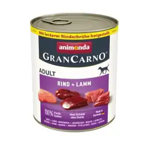 animonda GranCarno Original Nassfutter Hund Adult, Rind und Lamm 6x800 g