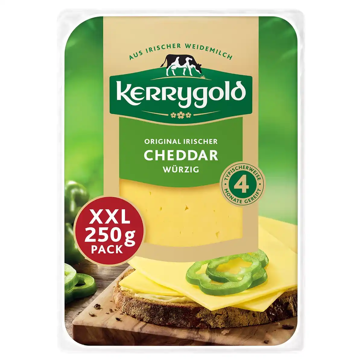 Bild 1 von KERRYGOLD Käsescheiben XXL 250 g, würzig