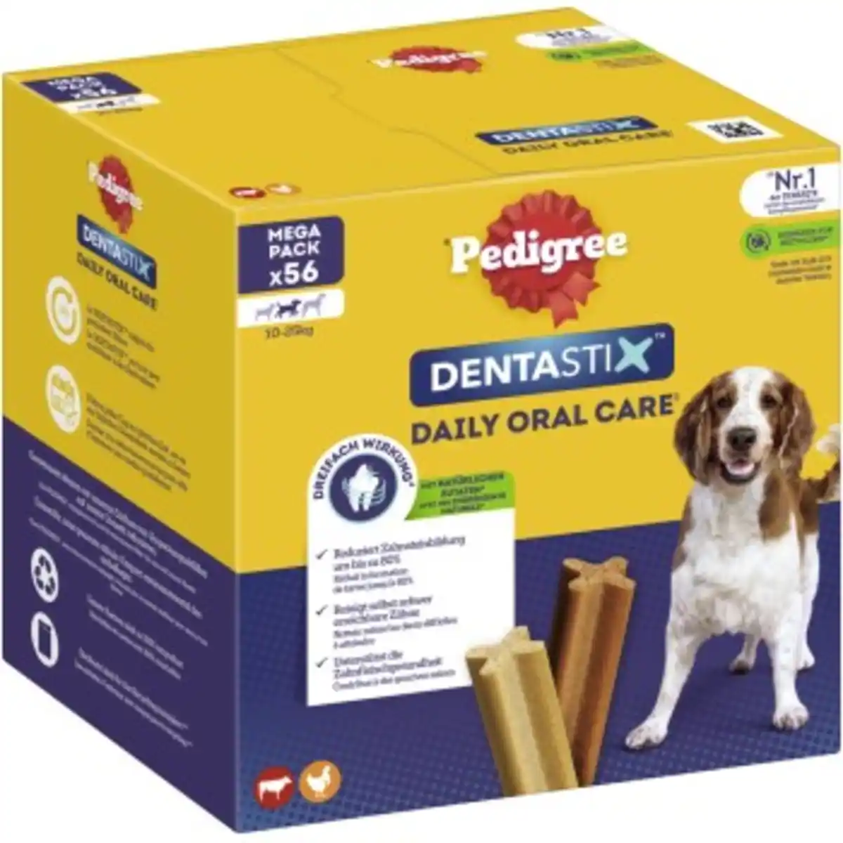 Bild 1 von Pedigree Zahnpflege Dentastix Multipack für mittelgroße Hunde 56 Stück