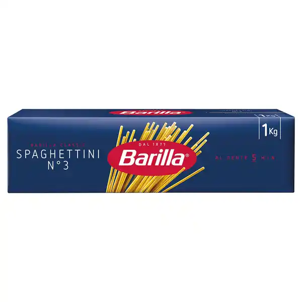 Bild 1 von BARILLA Spaghettini No. 3 1 kg