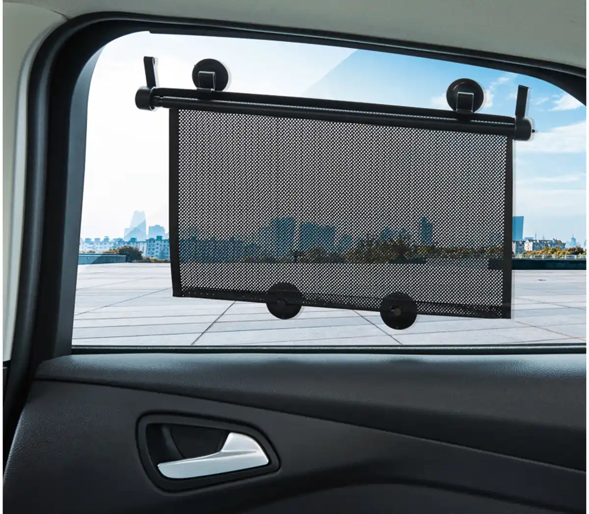 Bild 4 von MY PROJECT® Auto-Sonnenschutzrollos ca. 43 x 52 cm, 2-St.-Packg.