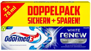 ODOL-MED 3 Zahncreme, 2 x 75-ml-Packg.