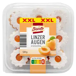 BISCOTTO Linzer Augen XXL-Packung 520 g