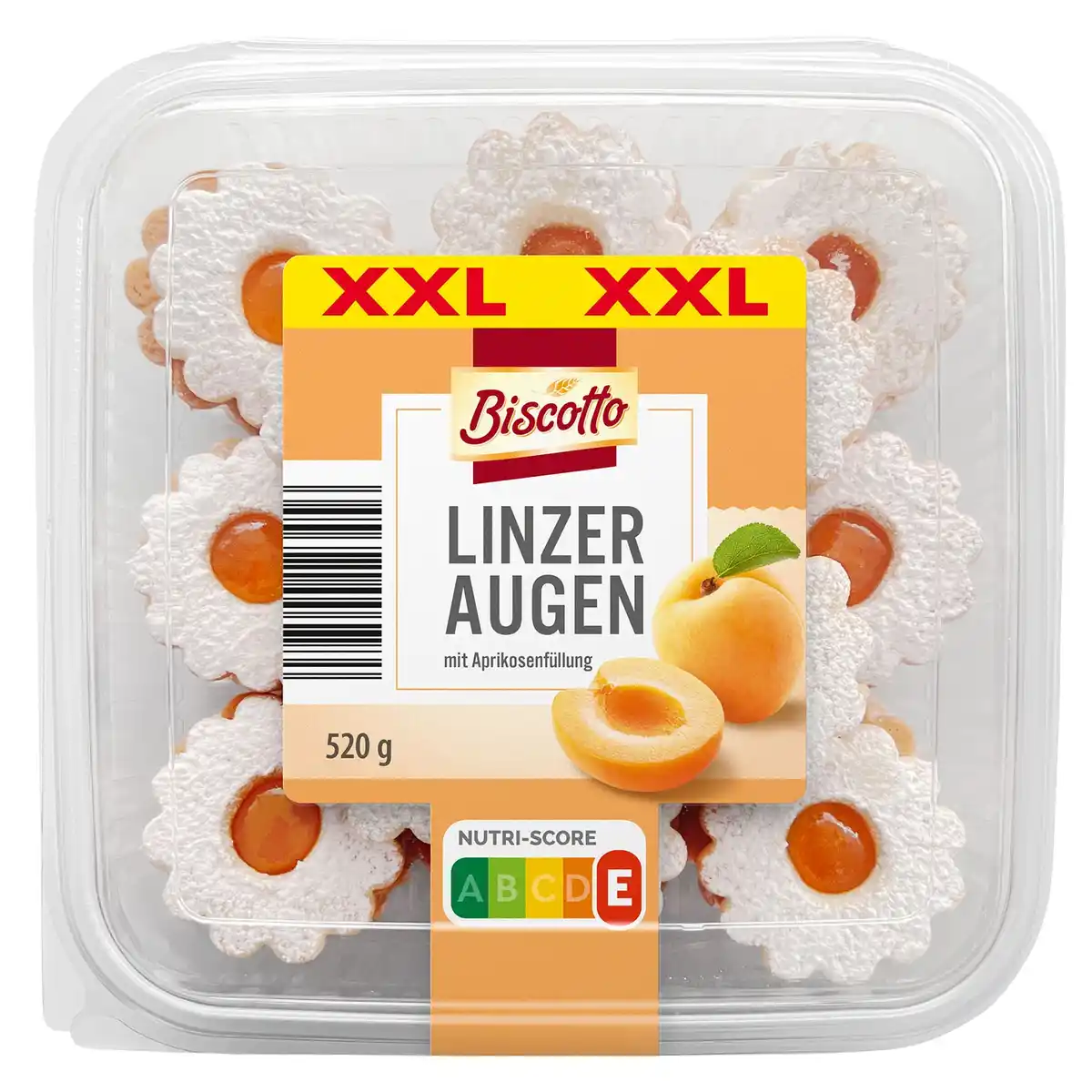 Bild 1 von BISCOTTO Linzer Augen XXL-Packung 520 g