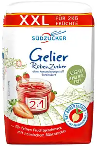 SÜDZUCKER Gelier-Rübenzucker 2:1 XXL, 1-kg-Packg.