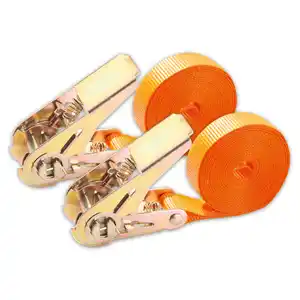 Kraft Werkzeuge Spanngurt mit Ratsche 2er