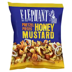 ELEPHANT Pretzel Pieces 125 g, Honey & Mustard
