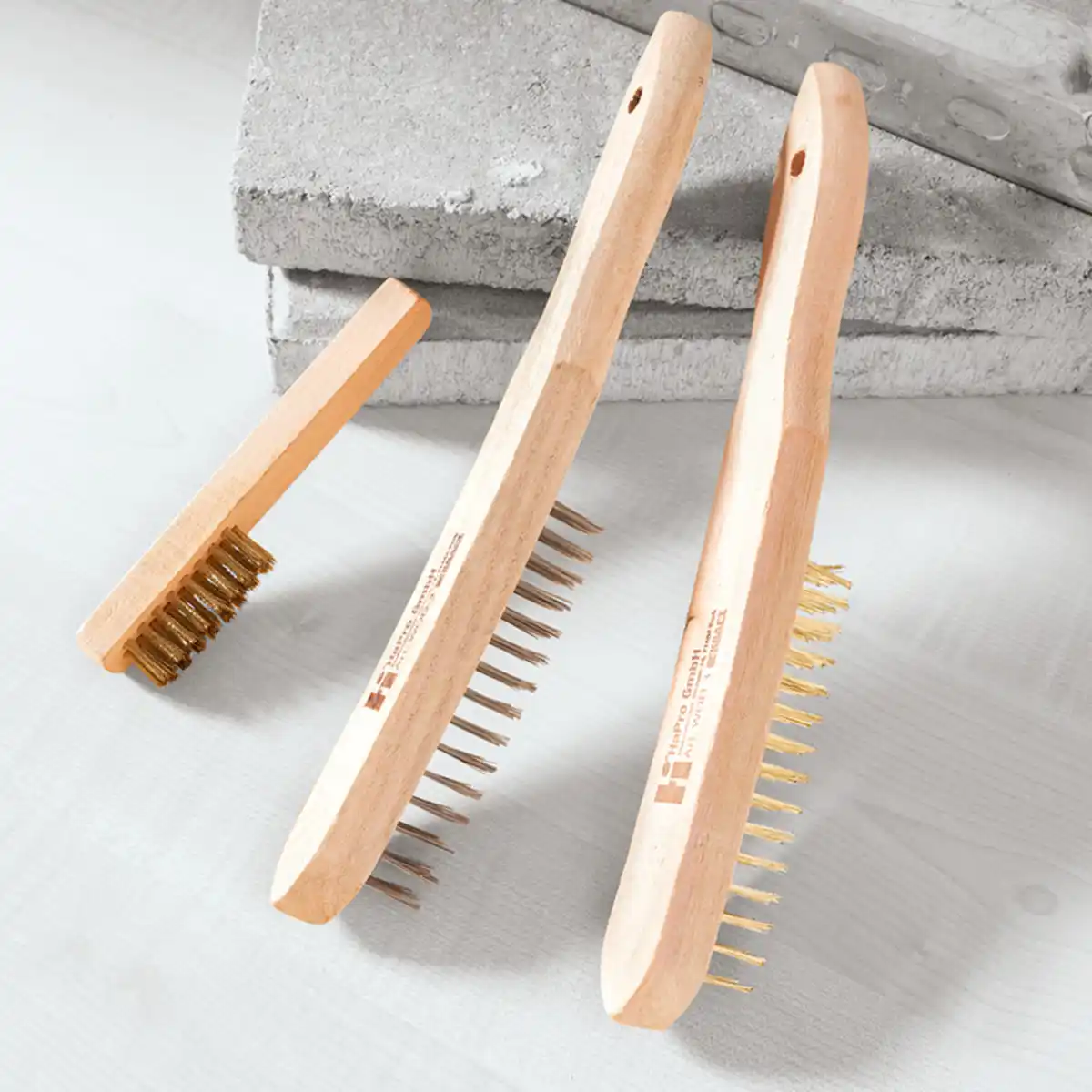 Bild 1 von Kraft Werkzeuge Handbürsten-Set 3tlg.