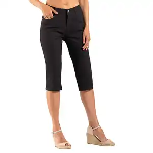 Twill-Capri-Hose 3/4 für Damen