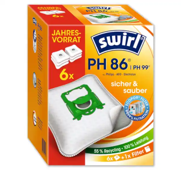 Bild 1 von SWIRL Staubfilterbeutel Jahrespackung*