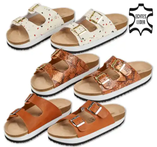 Bild 1 von TRUE STYLE Damen-Tieffußbett-Pantoletten *