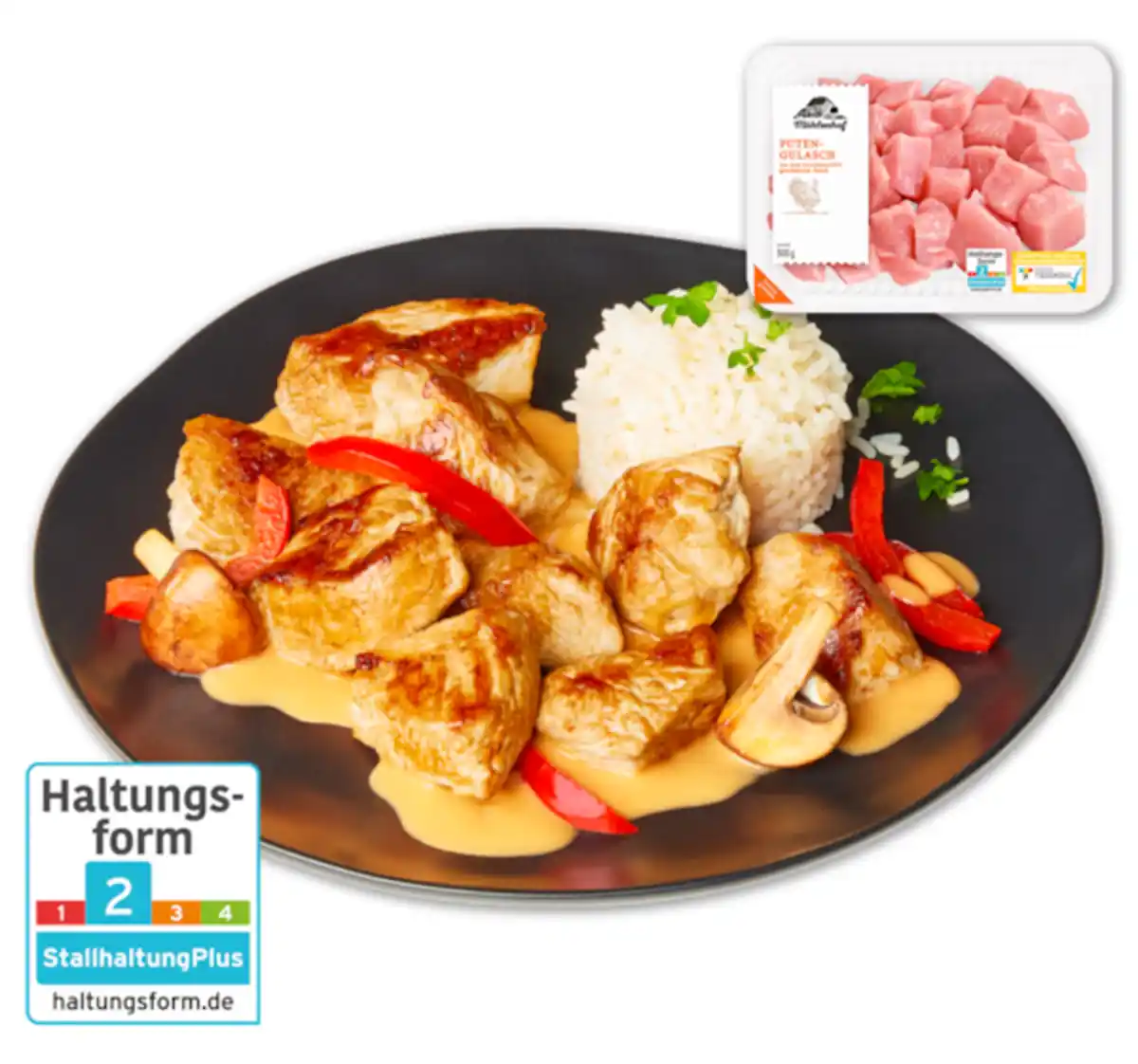 Bild 1 von MÜHLENHOF Frisches Puten-Gulasch*