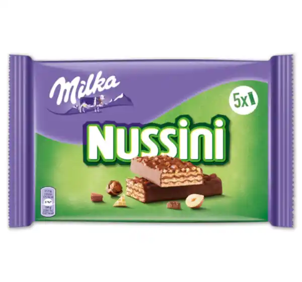 Bild 1 von MILKA Nussini Riegel*