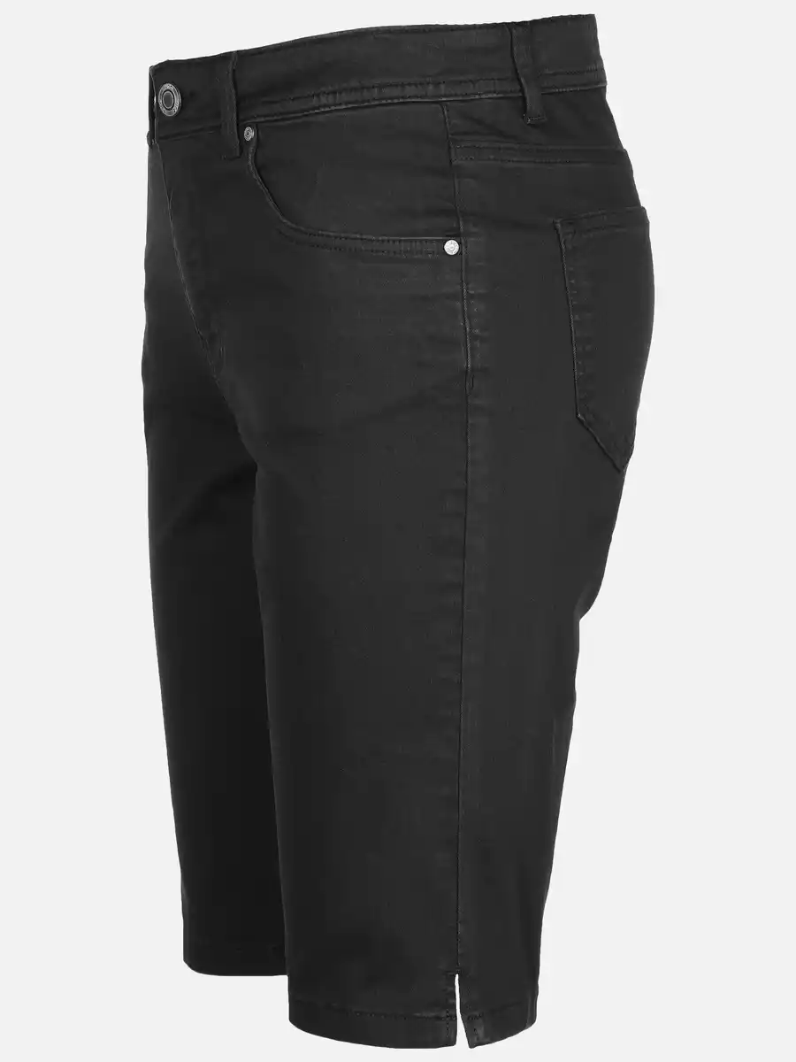 Bild 3 von Damen Bermuda in Slim Fit Schwarz