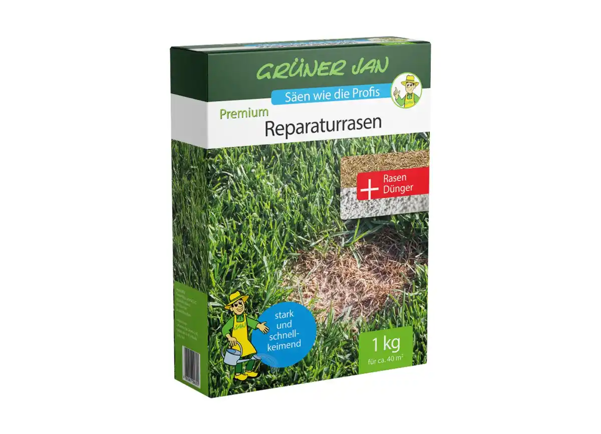 Bild 1 von Grüner Jan Reparaturrasen Premium 1kg