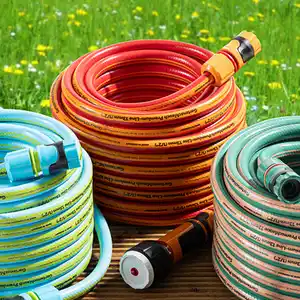 Premium-Line Gartenschlauch 20m, Flower Power