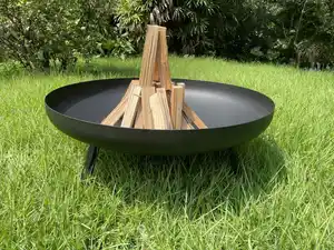 Feuerschale, Ø Ca. 60 cm - Schwarz