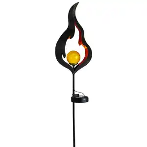 LED-Solar-Vintage Leuchte - Flamme