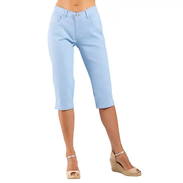 Bild 3 von Twill-Capri-Hose 3/4 für Damen