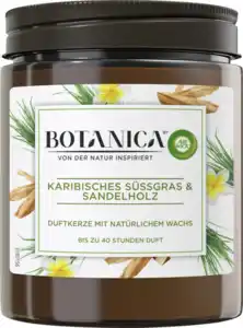 Air Wick Duftkerze Karibisches Süßgras & Sandelholz, 205 g