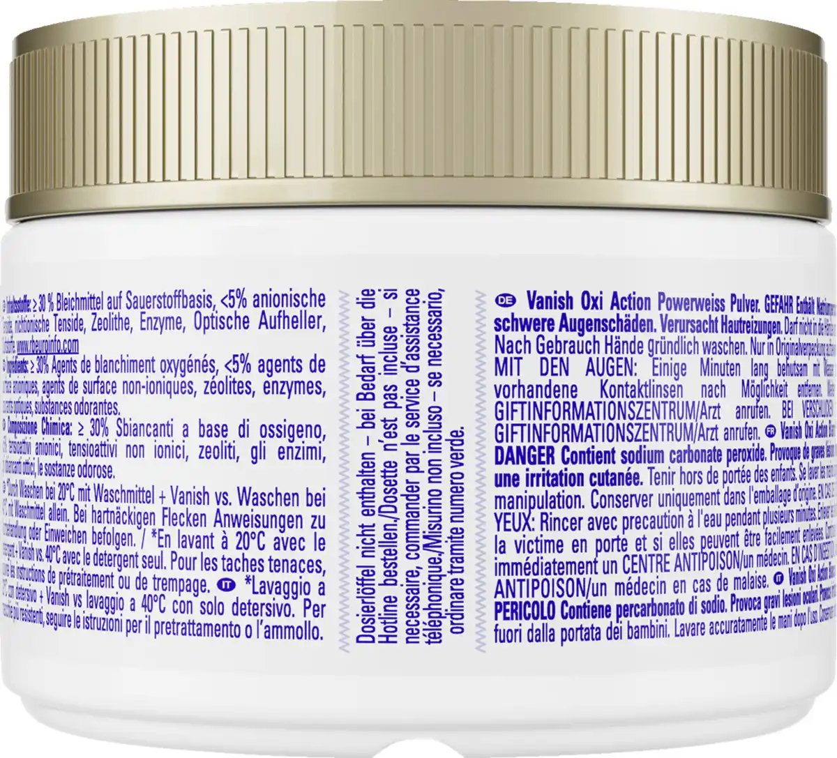 Bild 3 von Vanish Oxi Action Pulver Weiß Fleckenentferner, 250 g