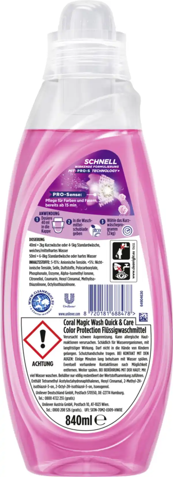 Bild 2 von Coral Magic Wash Color Protection Flüssigwaschmittel 21WL, 21 WL