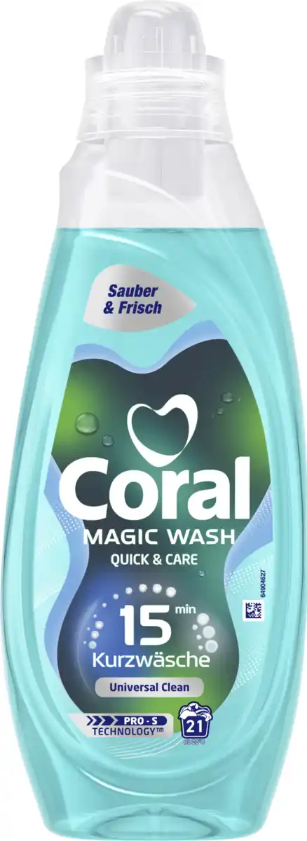 Bild 1 von Coral Flüssigwaschmittel Universal Magic Wash 21 WL