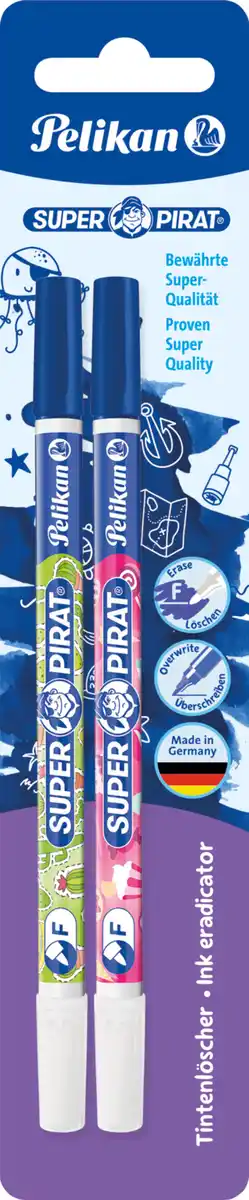 Bild 1 von Pelikan Tintenlöscher Super Pirat Strichstärke F (Fein)