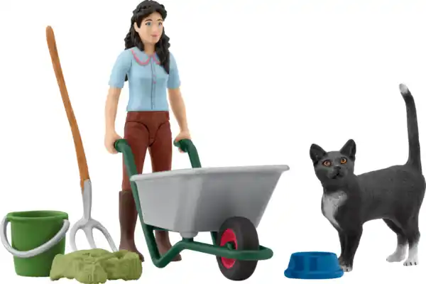 Bild 2 von Schleich 42747 Ausmist-und Pflegeset