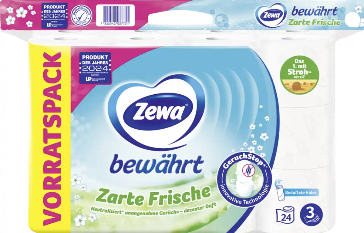 Bild 1 von Zewa Toilettenpapier Zarte Frische Vorratspack
