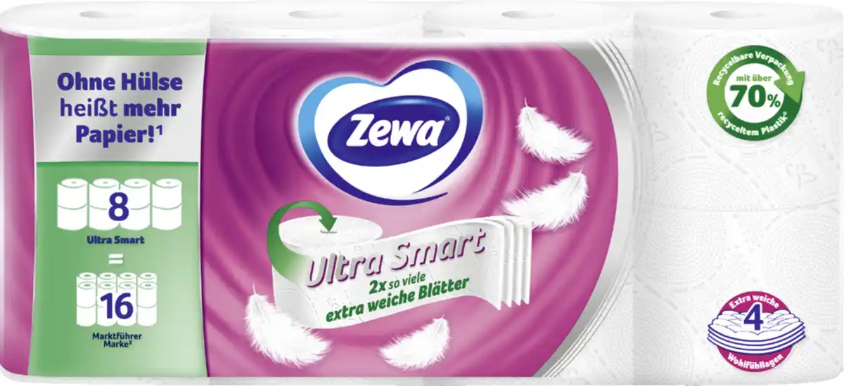 Bild 1 von Zewa Toilettenpapier Ultra Smart