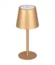 Bild 1 von toom Akku-LED-Tischleuchte 'Ilyas' gold mit USB-Kabel Ø 8,6 x 20 cm