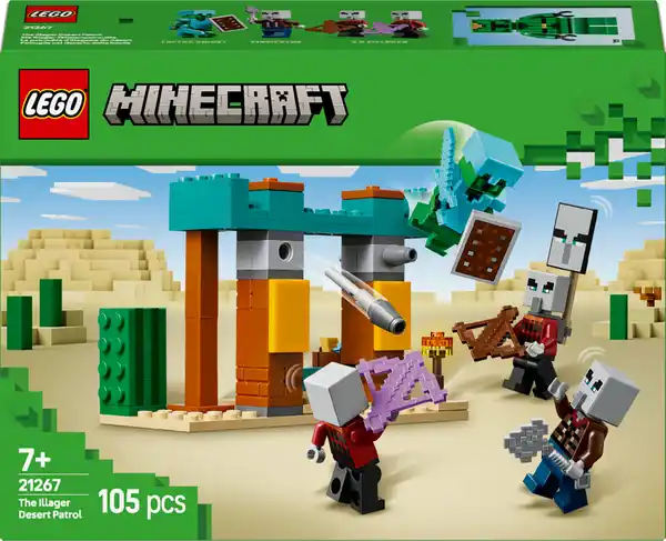 Bild 1 von LEGO Minecraft 21267 Die Illager-Wüstenpatrouille