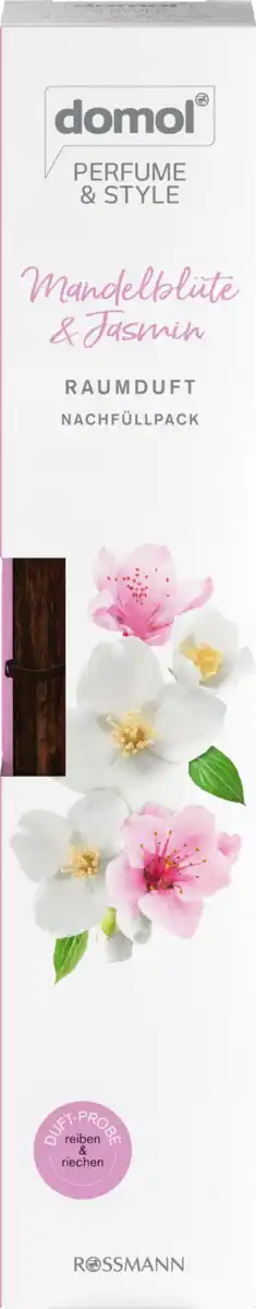 Bild 2 von domol Perfume & Style Raumduft Mandelblüte & Jasmin Nachfüllpack, 90 ml
