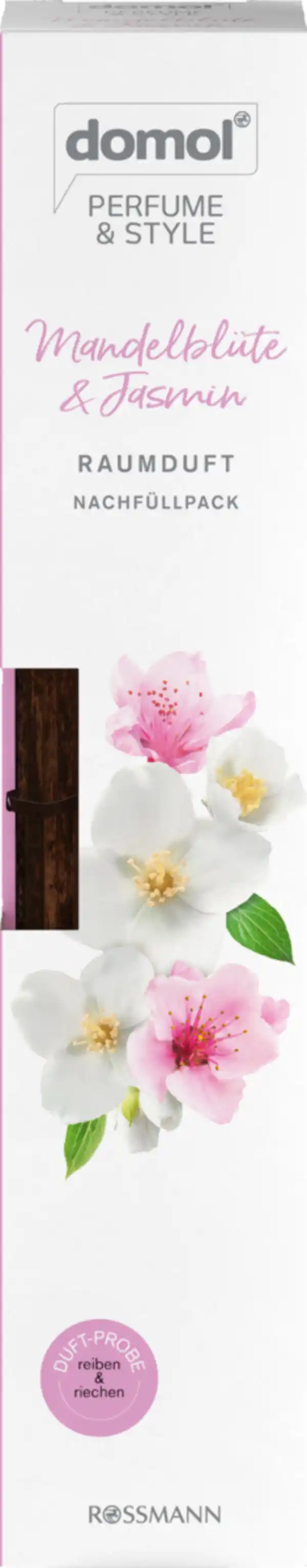 Bild 2 von domol Perfume & Style Raumduft Mandelblüte & Jasmin Nachfüllpack, 90 ml